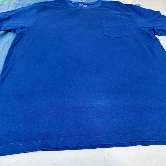 3 pack lot - L.L. Bean Men Crew T-Shirt Pocket Reg Traditional Fit - Size Large - Picture 7 of 7
